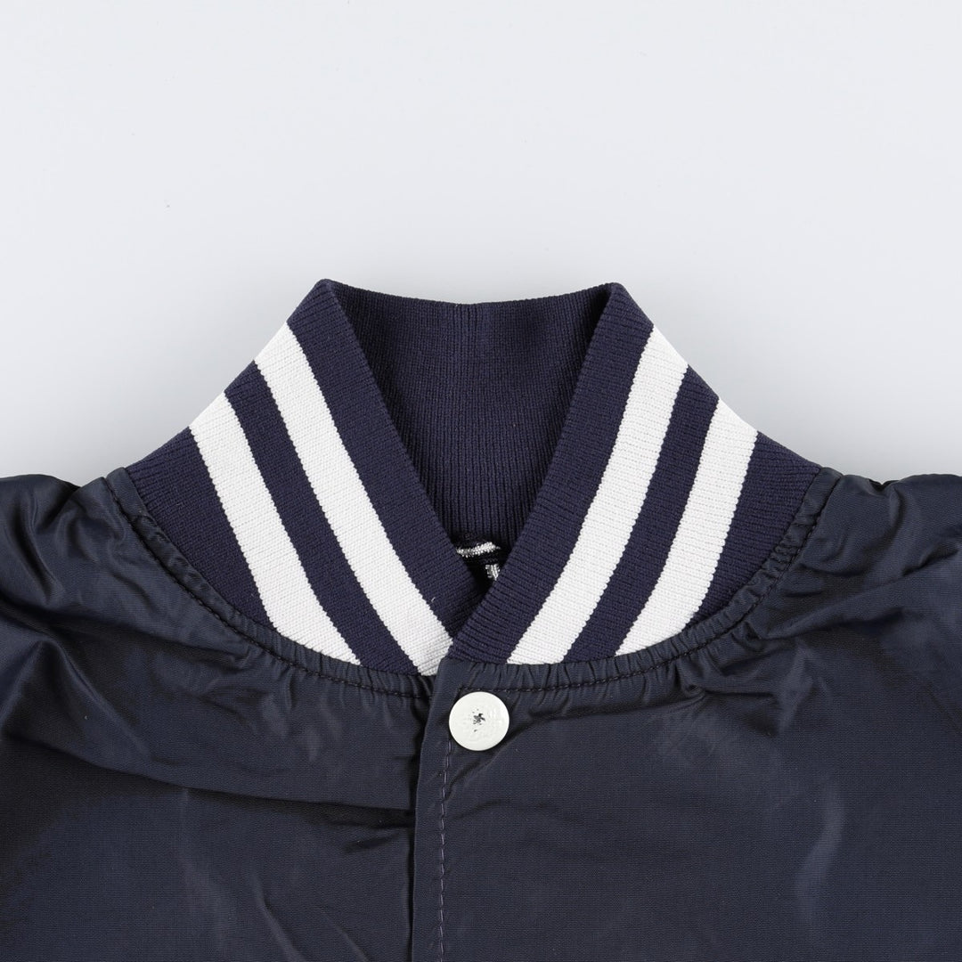 80s-90'S MAPLE College Varsity Jacket Award Jacket Made in USA Men's Size M unclear navy blue type Vintage Second Hand