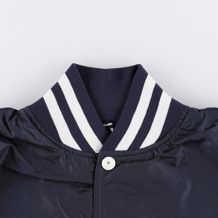 80s-90'S MAPLE College Varsity Jacket Award Jacket Made in USA Men's Size M unclear navy blue type Vintage Second Hand
