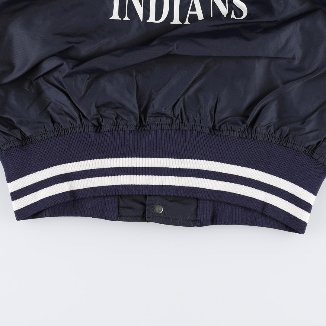 80s-90'S MAPLE College Varsity Jacket Award Jacket Made in USA Men's Size M unclear navy blue type Vintage Second Hand