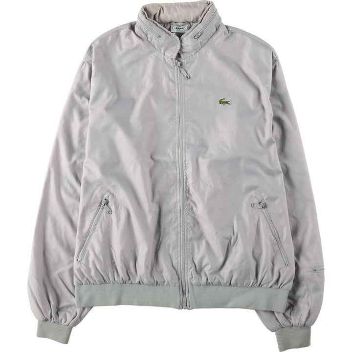 80s-90'S Lacoste IZOD Nylon Jacket, Men's Size XL (approx.), Vintage Nylon gray type Vintage Second Hand