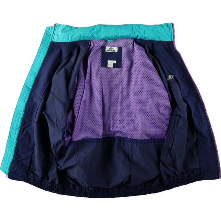 Lacoste nylon jacket, men's size L (approx.), vintage. Nylon navy blue type Vintage Second Hand