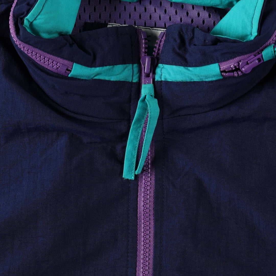 Lacoste nylon jacket, men's size L (approx.), vintage. Nylon navy blue type Vintage Second Hand
