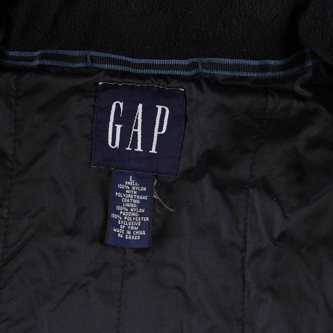 90'S GAP Old Gap Nylon Jacket Men's Size L Nylon navy blue type Vintage Second Hand