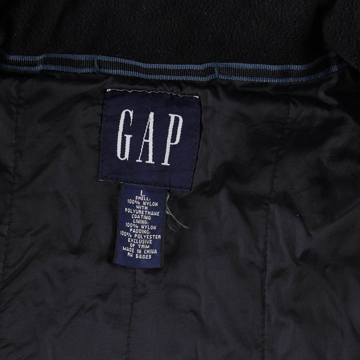90'S GAP Old Gap Nylon Jacket Men's Size L Nylon navy blue type Vintage Second Hand