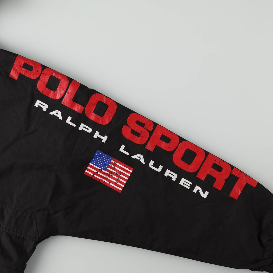 Ralph Lauren POLO SPORT Two-Tone Cotton Hoodie, Men's Size XL (approx.) cotton purple type Vintage Second Hand