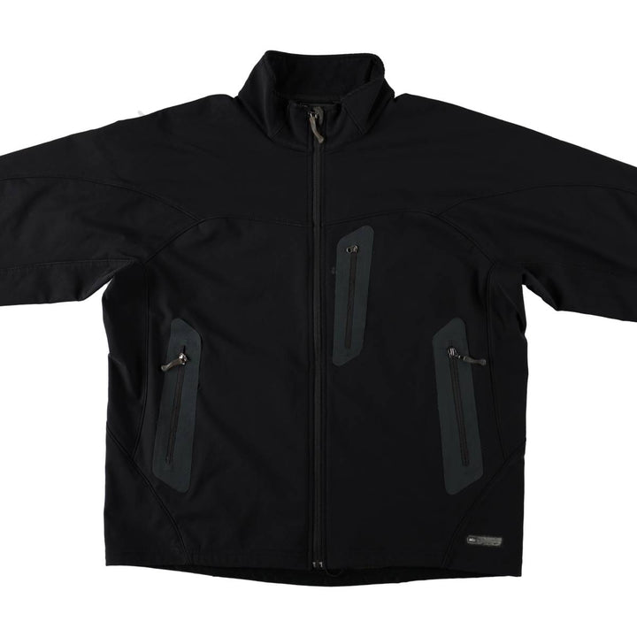 REI Softshell Jacket, Made in Canada, Men's Size XL (equivalent) Nylon black type Vintage Second Hand