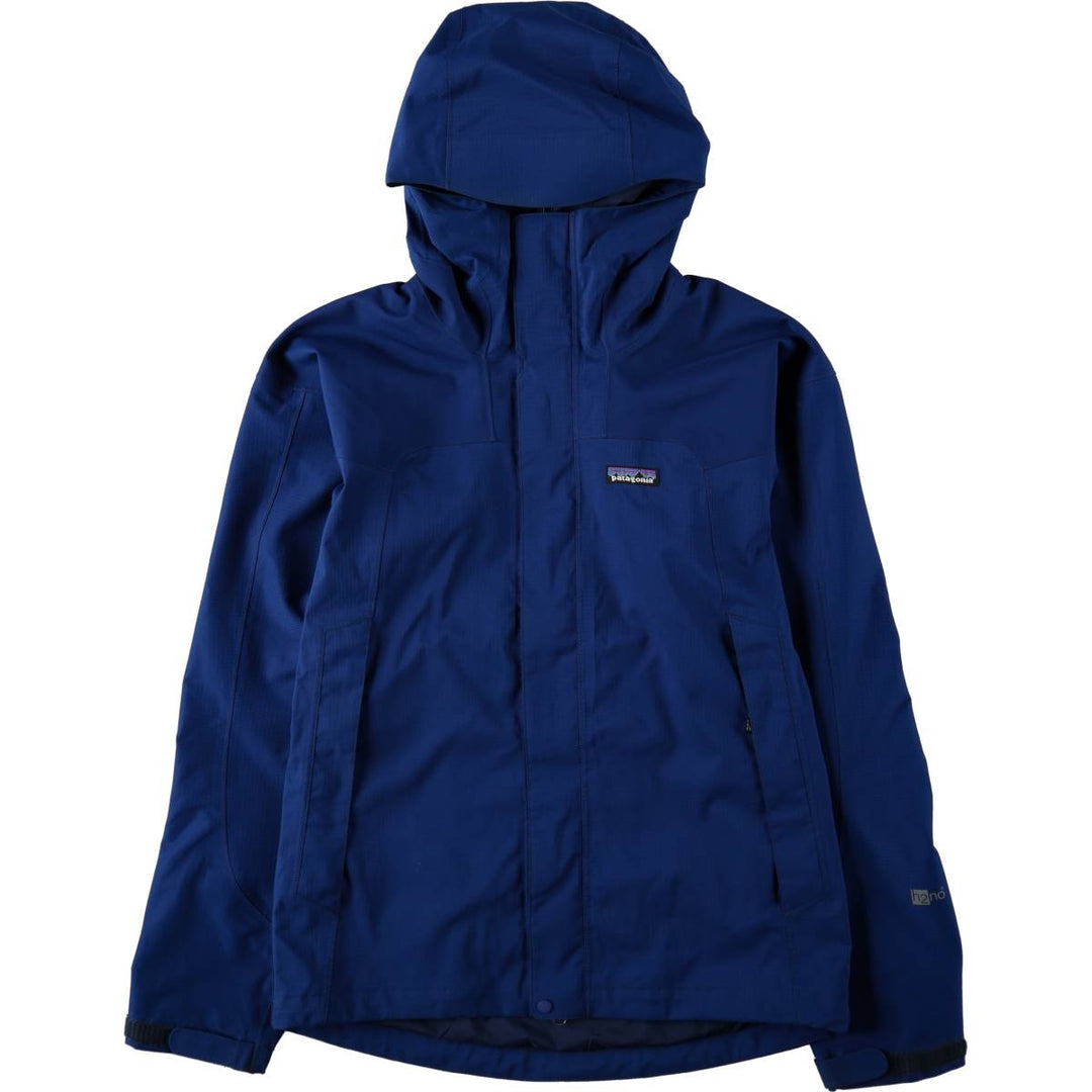 Patagonia Storm Jacket 84997FA11 Ripstop Mountain Parka Shell Jacket Men's Size S (approx.) polyester blue type Vintage Second Hand