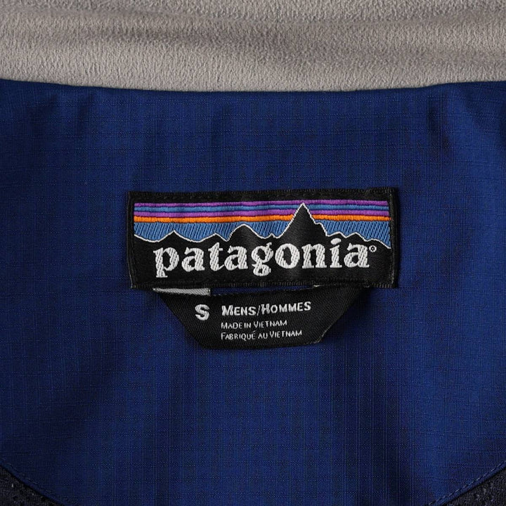 Patagonia Storm Jacket 84997FA11 Ripstop Mountain Parka Shell Jacket Men's Size S (approx.) polyester blue type Vintage Second Hand