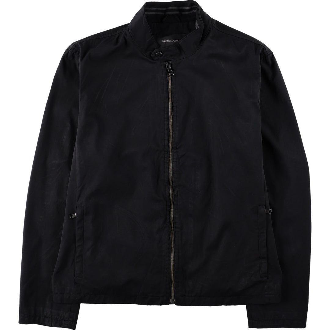 Banana Republic Harrington Jacket Swing Top (Men's XL equivalent) Nylon black type Vintage Second Hand