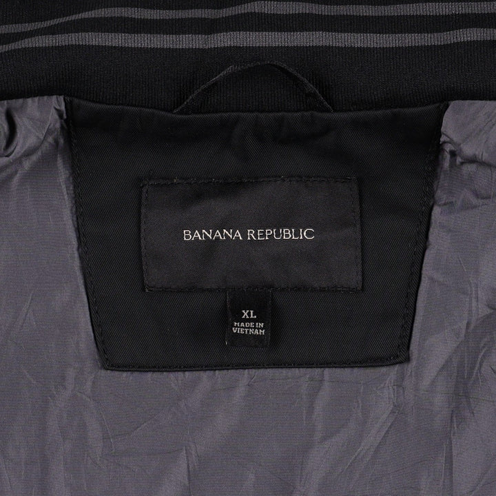 Banana Republic Harrington Jacket Swing Top (Men's XL equivalent) Nylon black type Vintage Second Hand