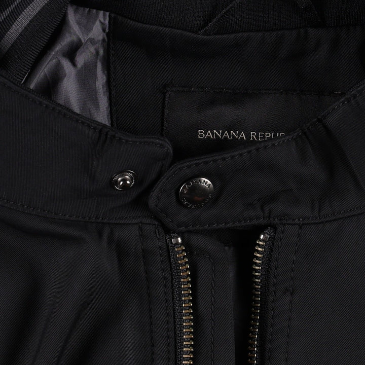 Banana Republic Harrington Jacket Swing Top (Men's XL equivalent) Nylon black type Vintage Second Hand