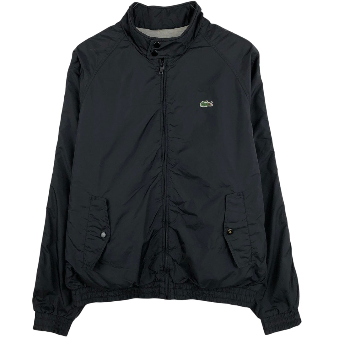 Lacoste Harrington Jacket Swing Top (French Design) - Men's Size M polyamide black type Vintage Second Hand