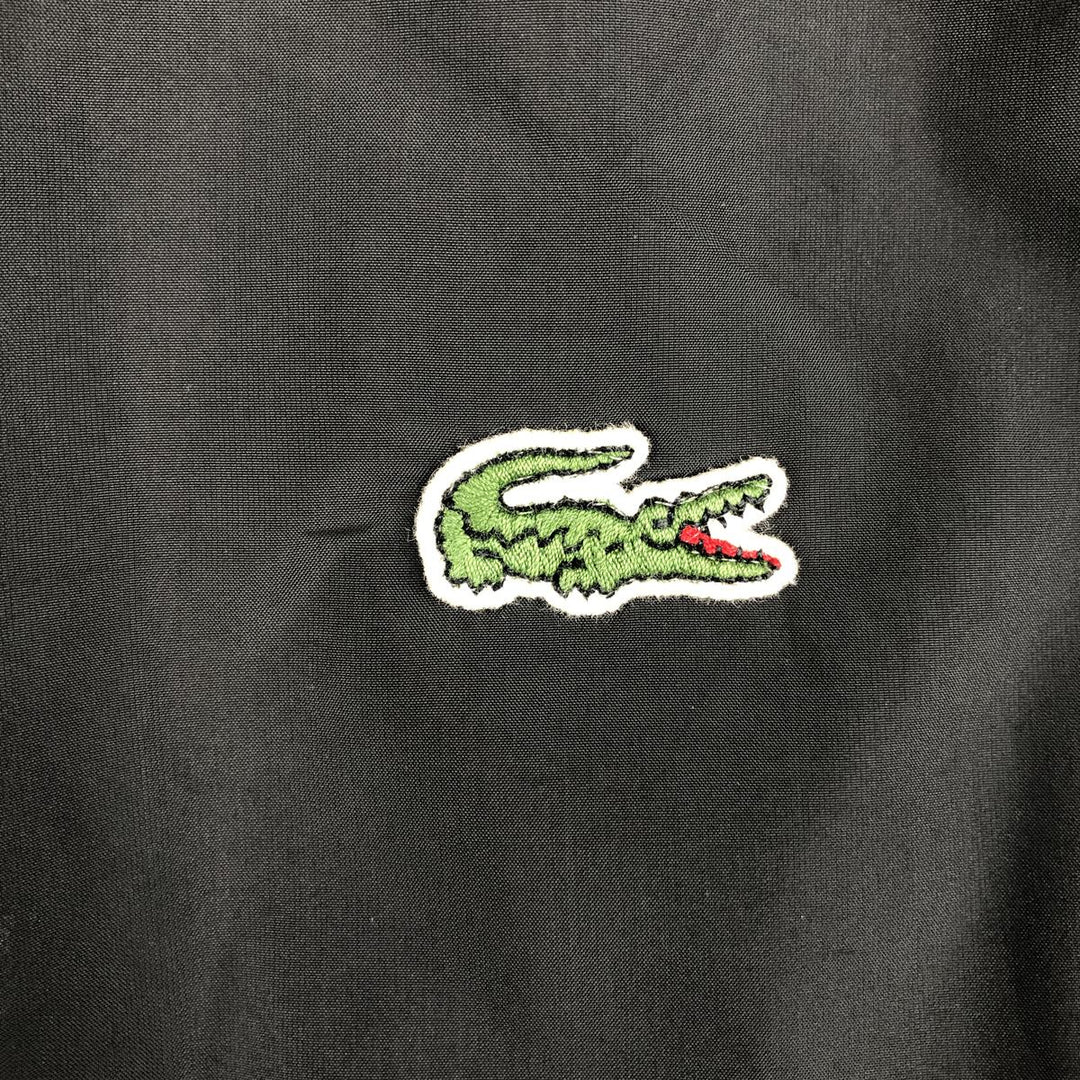 Lacoste Harrington Jacket Swing Top (French Design) - Men's Size M polyamide black type Vintage Second Hand