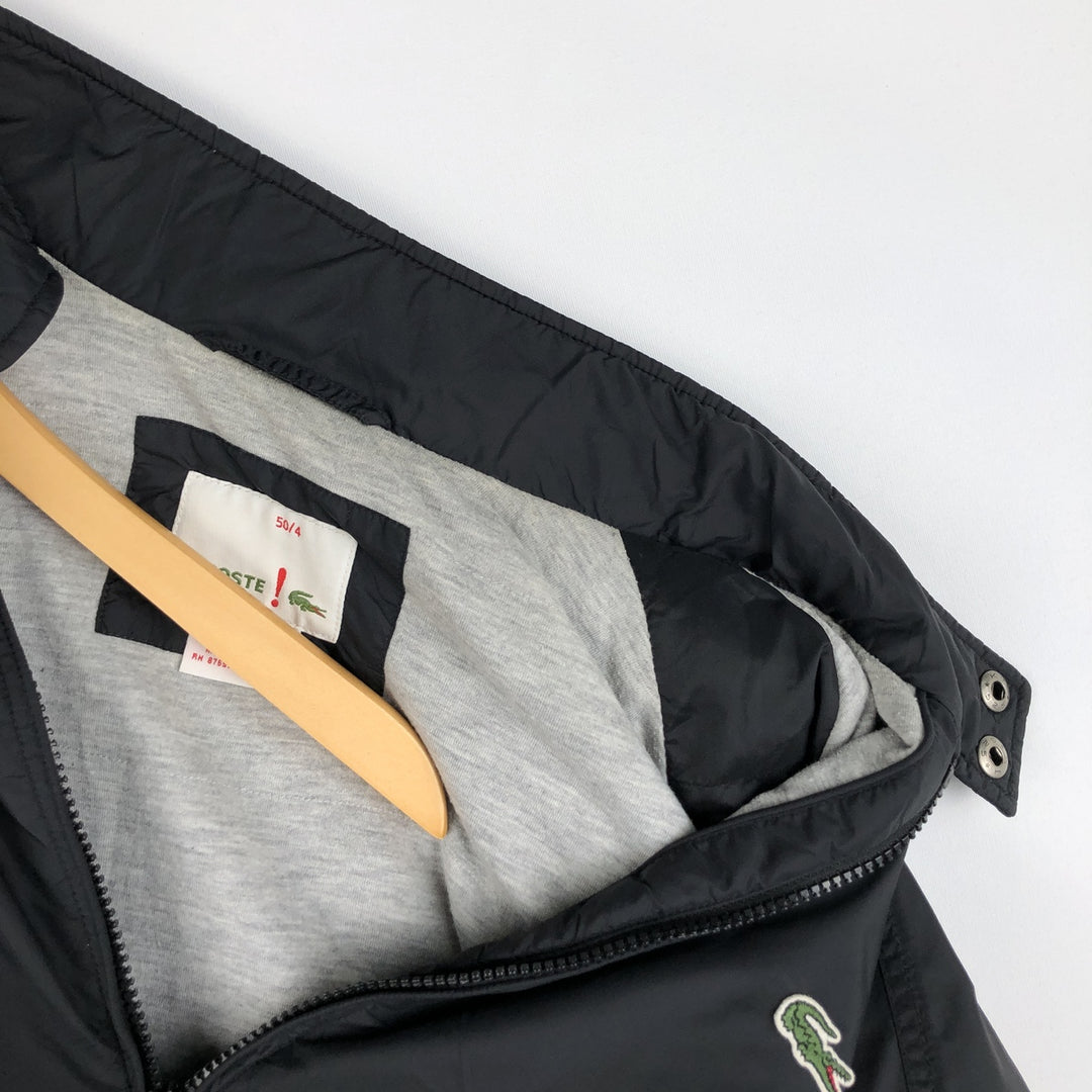 Lacoste Harrington Jacket Swing Top (French Design) - Men's Size M polyamide black type Vintage Second Hand