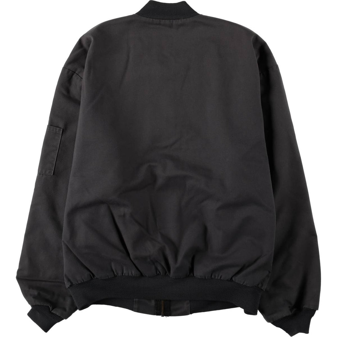 90'S Red Kap padded work jacket, men's size XL, vintage polyester gray type Vintage Second Hand