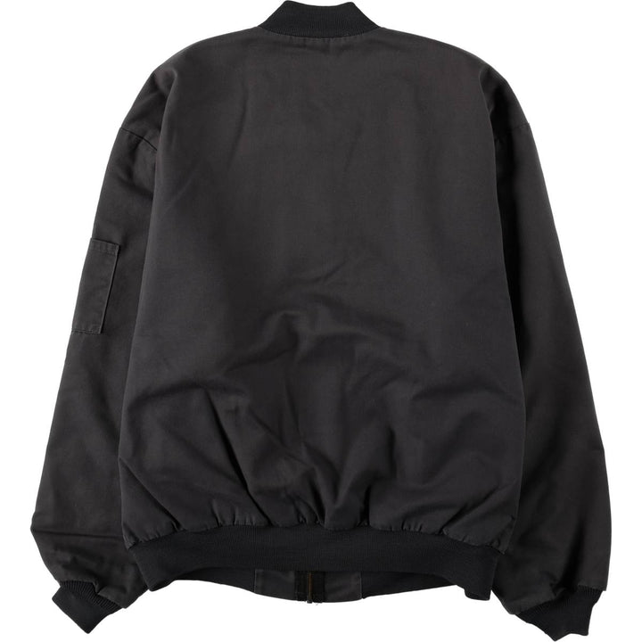 90'S Red Kap padded work jacket, men's size XL, vintage polyester gray type Vintage Second Hand