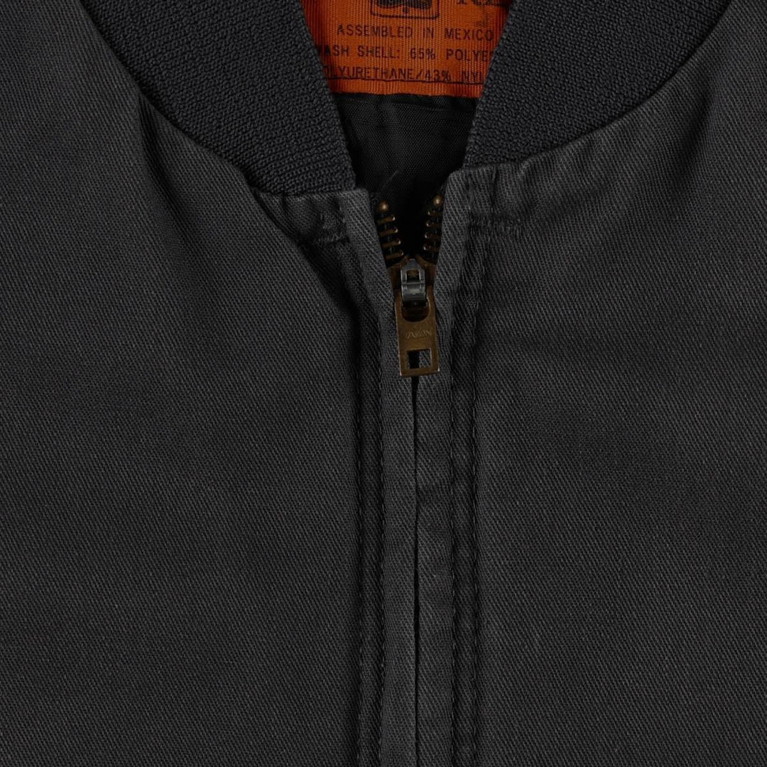 90'S Red Kap padded work jacket, men's size XL, vintage polyester gray type Vintage Second Hand
