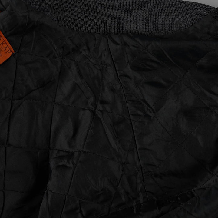 90'S Red Kap padded work jacket, men's size XL, vintage polyester gray type Vintage Second Hand