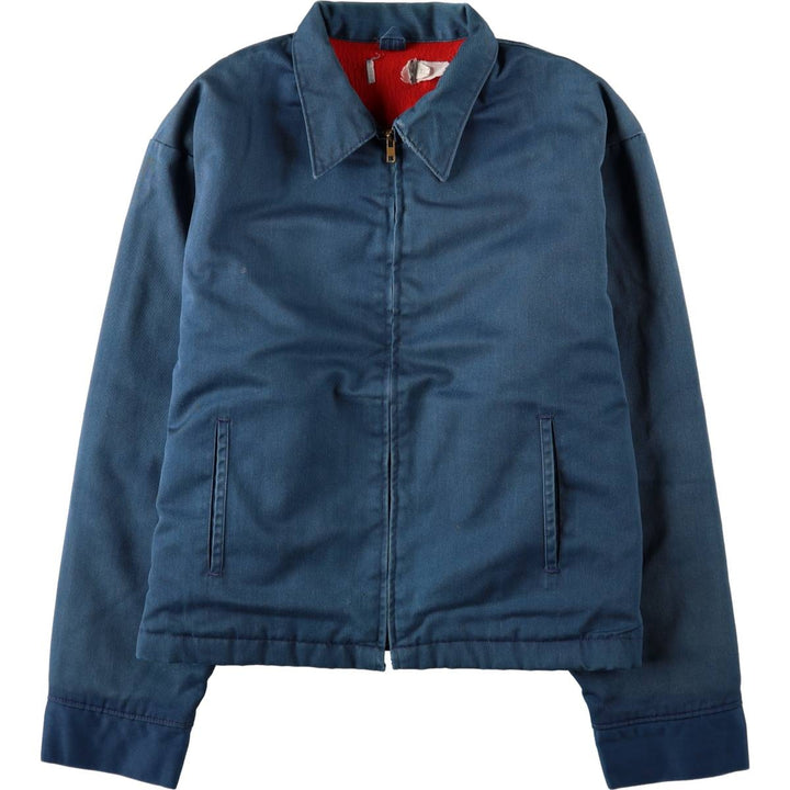 Padded work jacket, men's size XL, vintage. unclear blue type Vintage Second Hand