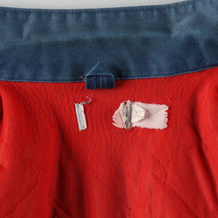 Padded work jacket, men's size XL, vintage. unclear blue type Vintage Second Hand