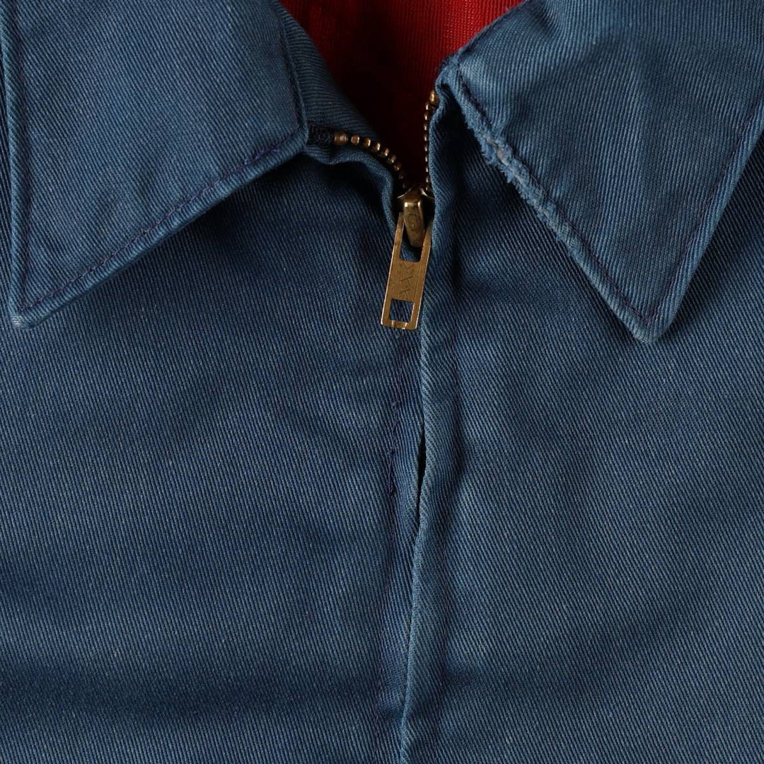 Padded work jacket, men's size XL, vintage. unclear blue type Vintage Second Hand