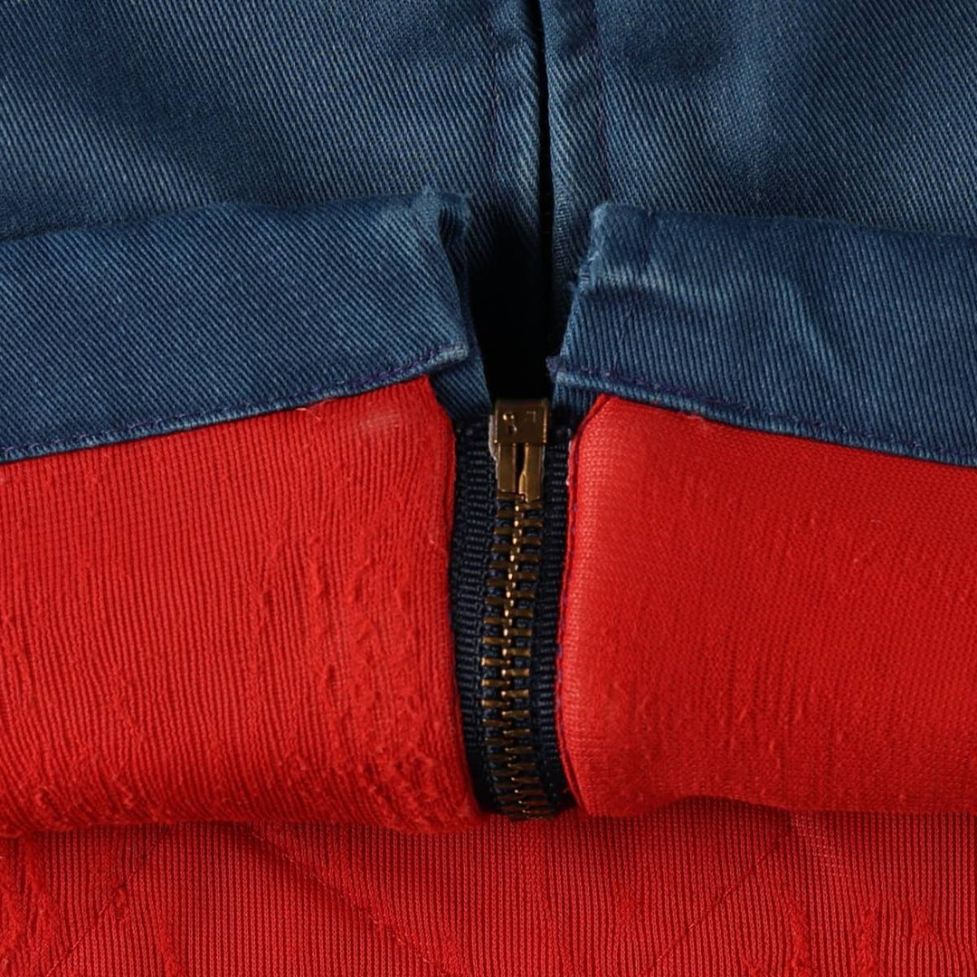 Padded work jacket, men's size XL, vintage. unclear blue type Vintage Second Hand