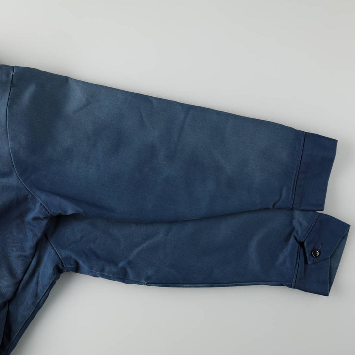 Padded work jacket, men's size XL, vintage. unclear blue type Vintage Second Hand