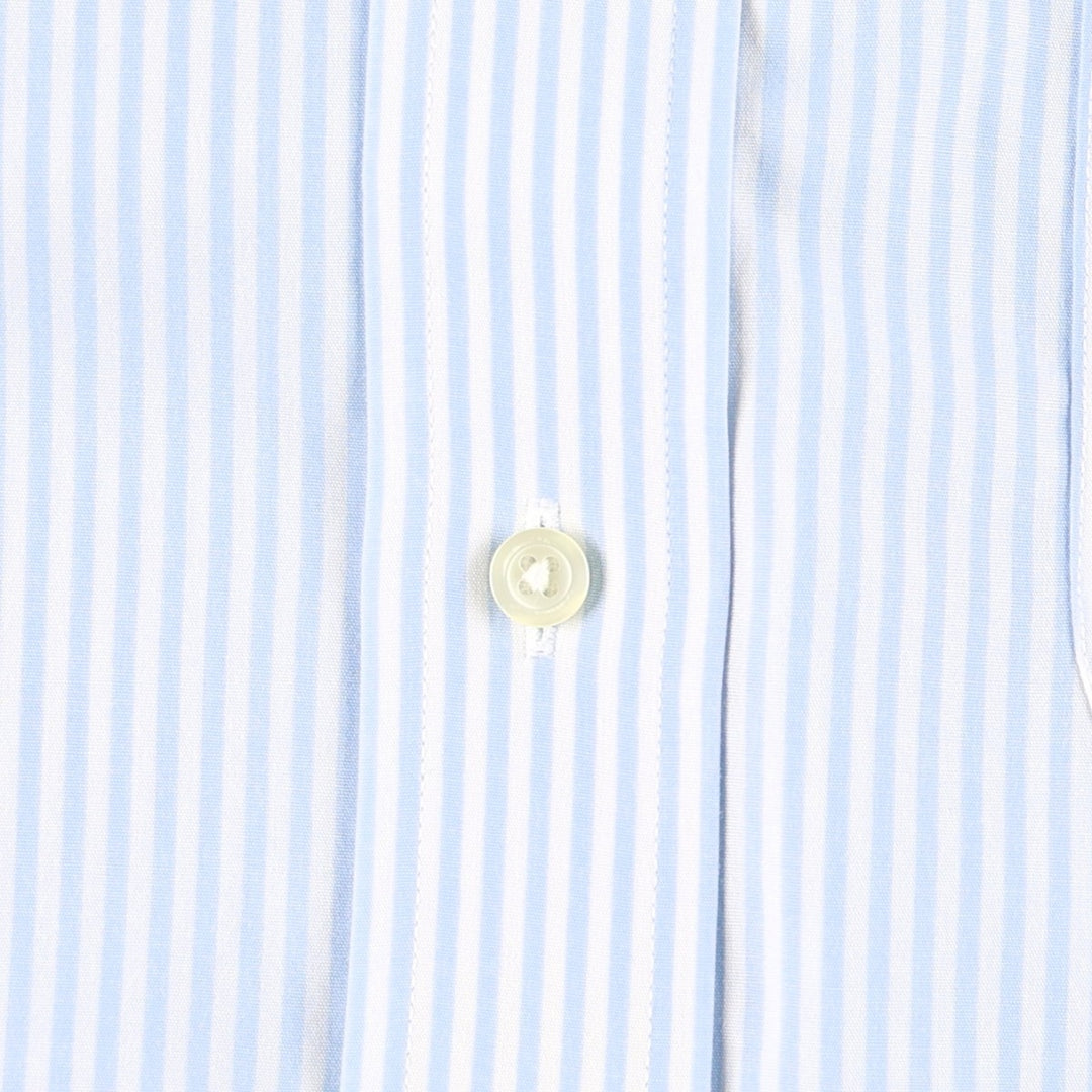 Brooks Brothers Est. 1818 Short Sleeve Button-Down Striped Shirt, Men's Size XL cotton white type Vintage Second Hand