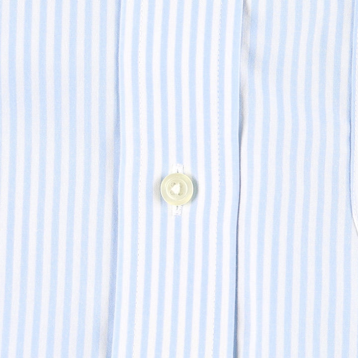 Brooks Brothers Est. 1818 Short Sleeve Button-Down Striped Shirt, Men's Size XL cotton white type Vintage Second Hand