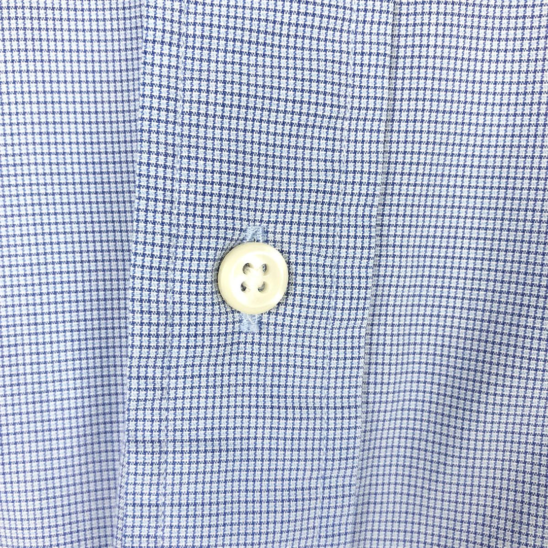 Ralph Lauren BLAKE short sleeve button down check shirt men's XL size cotton blue type Vintage Second Hand