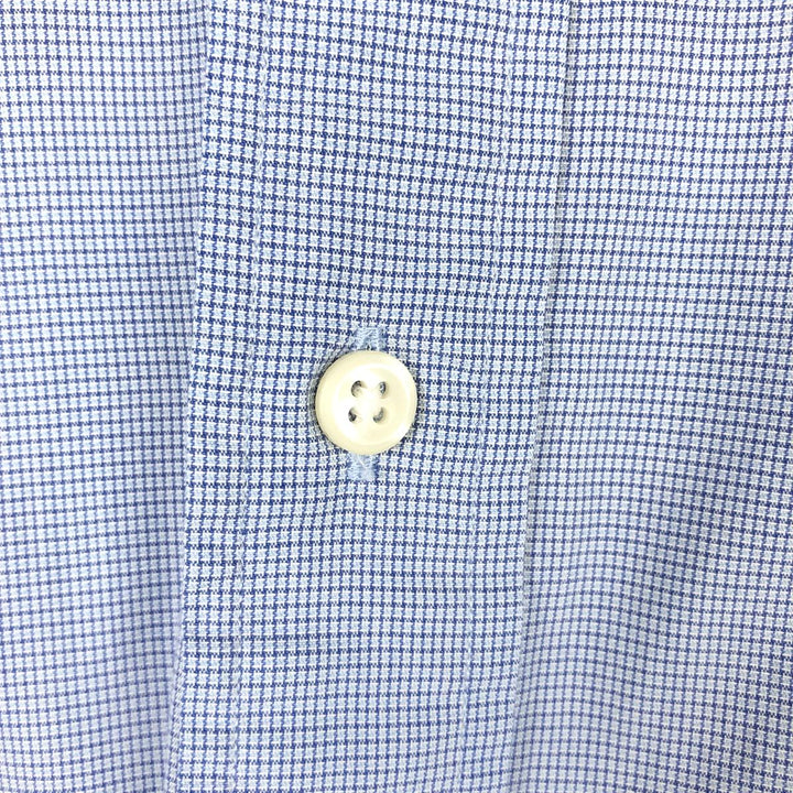 Ralph Lauren BLAKE short sleeve button down check shirt men's XL size cotton blue type Vintage Second Hand