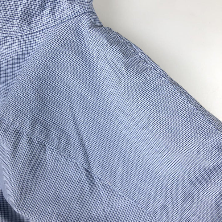 Ralph Lauren BLAKE short sleeve button down check shirt men's XL size cotton blue type Vintage Second Hand