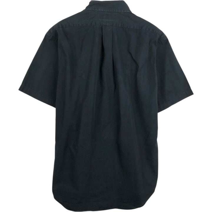 Ralph Lauren BLAKE short sleeve button down shirt, men's size S cotton black type Vintage Second Hand