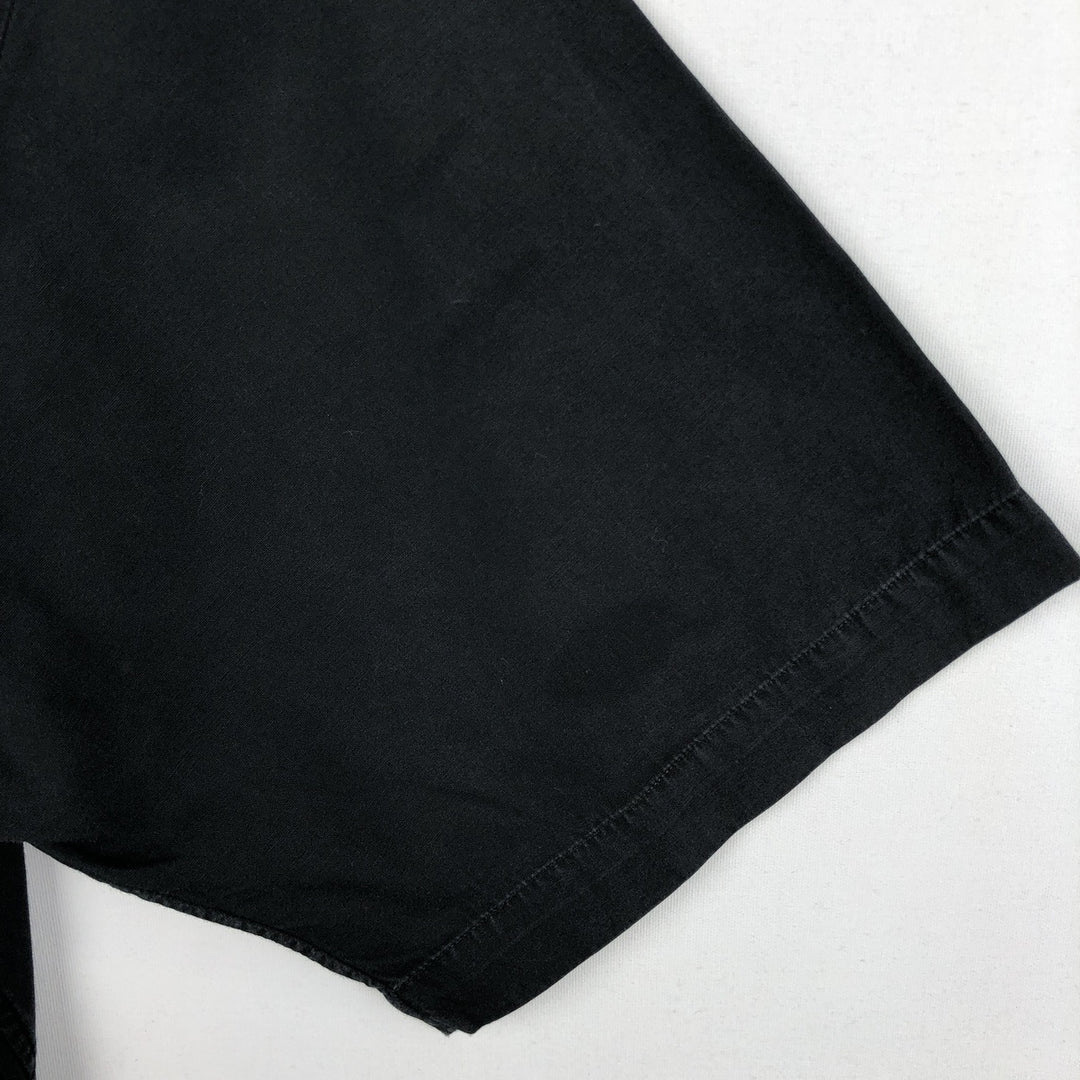 Ralph Lauren BLAKE short sleeve button down shirt, men's size S cotton black type Vintage Second Hand