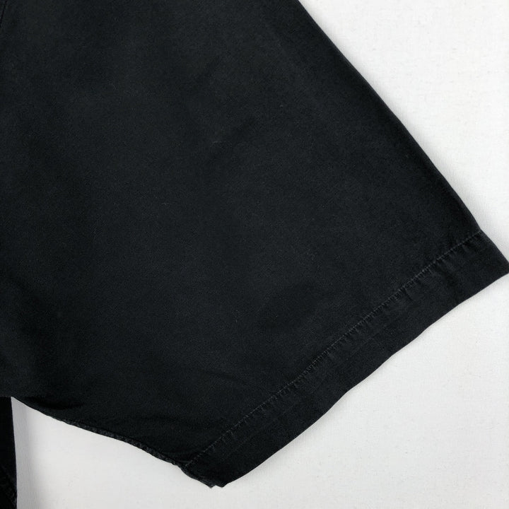 Ralph Lauren BLAKE short sleeve button down shirt, men's size S cotton black type Vintage Second Hand