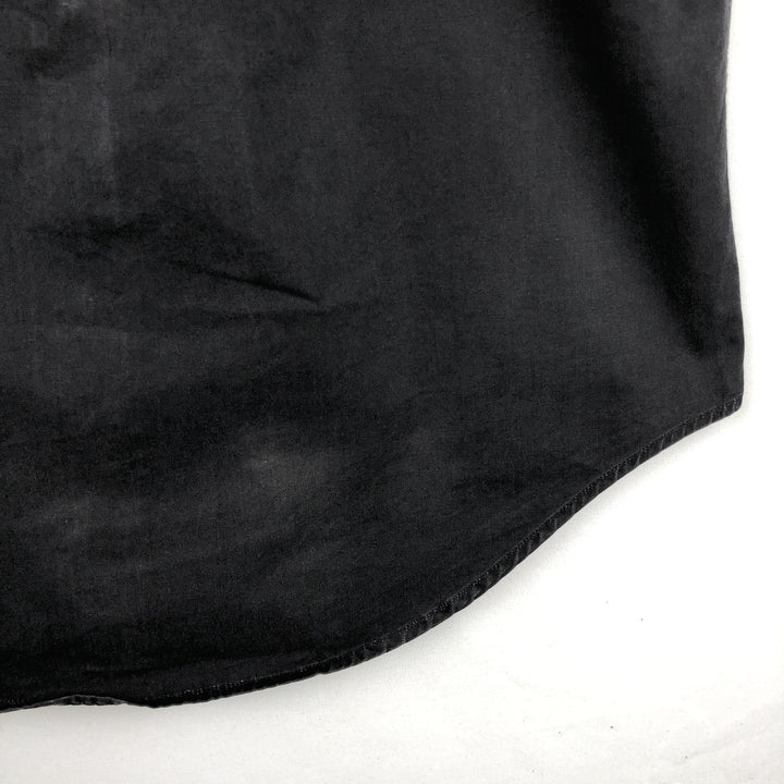 Ralph Lauren CUSTOM FIT Big Pony Short-Sleeve Button-Down Shirt, Men's Size M (approx.) cotton black type Vintage Second Hand