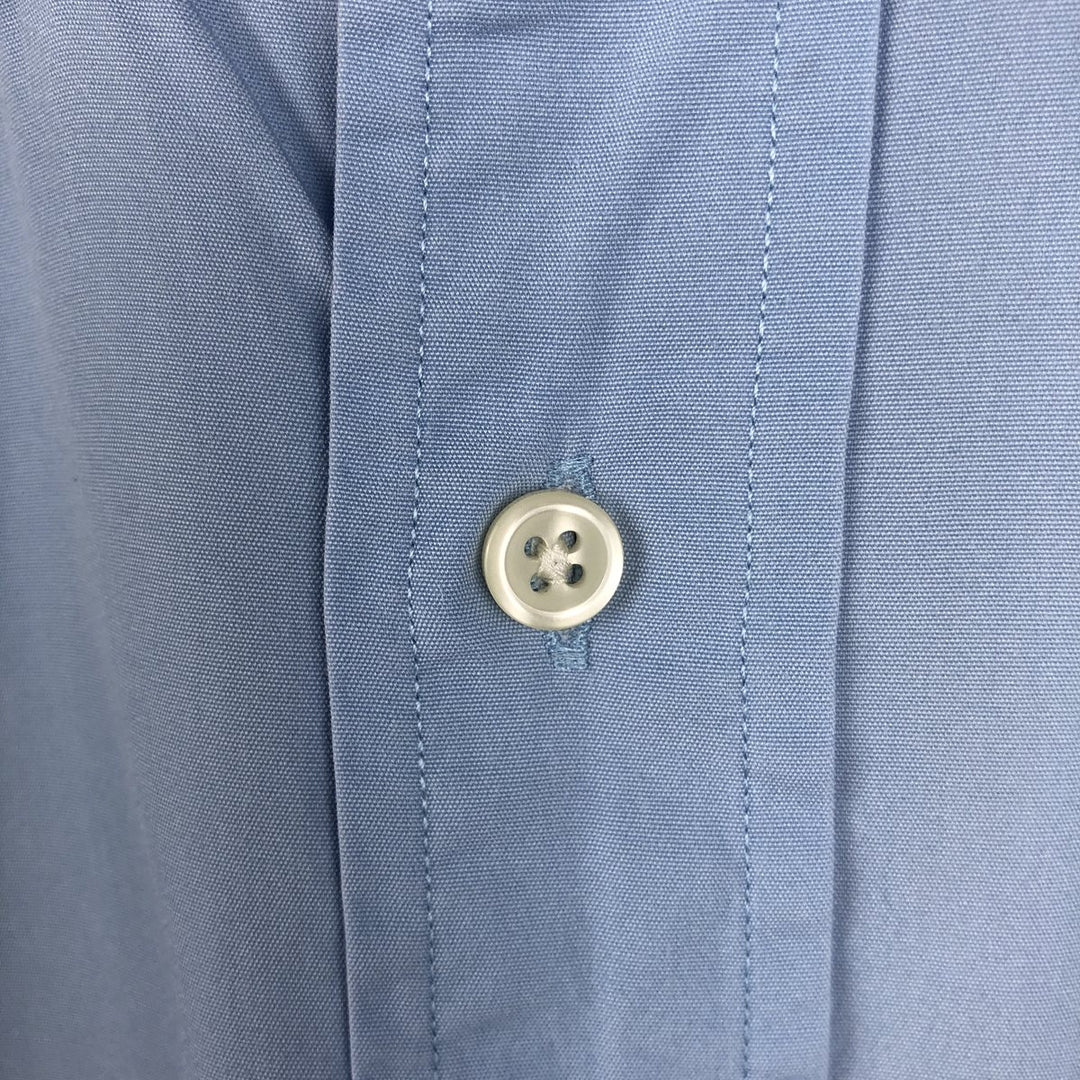 Ralph Lauren POLO by Ralph Lauren CUSTOM FIT Short-Sleeve Button-Down Shirt, Men's Size S (approx.) cotton Blue type light blue Vintage Second Hand
