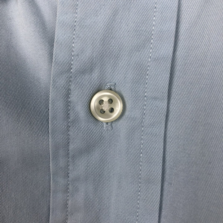 Ralph Lauren BLAKE short sleeve button down shirt, men's XL size cotton Blue type light blue Vintage Second Hand
