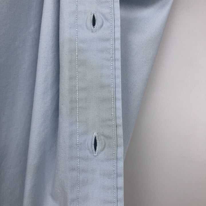 Ralph Lauren BLAKE short sleeve button down shirt, men's XL size cotton Blue type light blue Vintage Second Hand