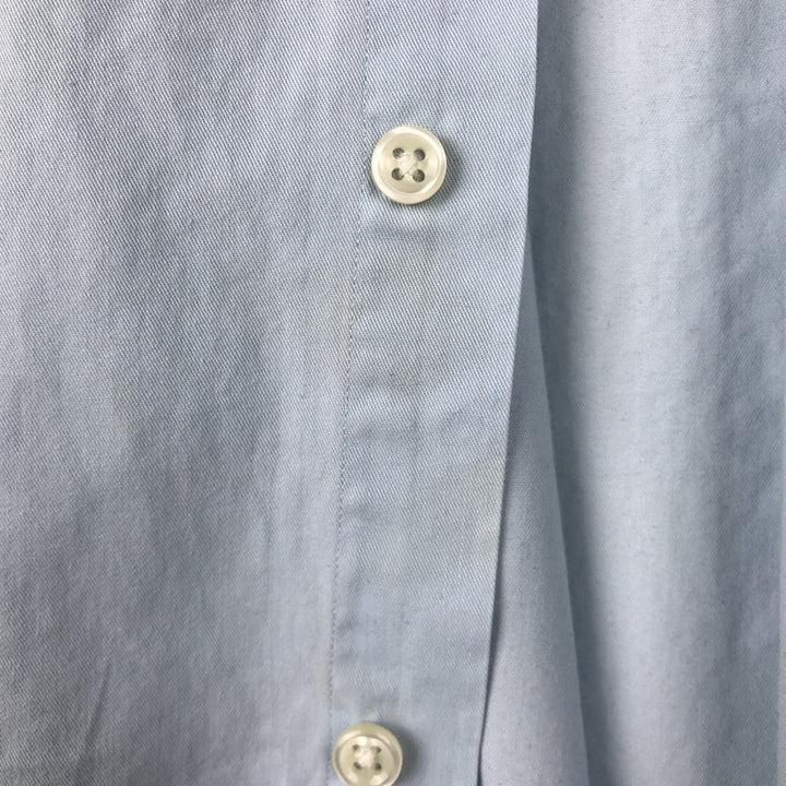 Ralph Lauren BLAKE short sleeve button down shirt, men's XL size cotton Blue type light blue Vintage Second Hand