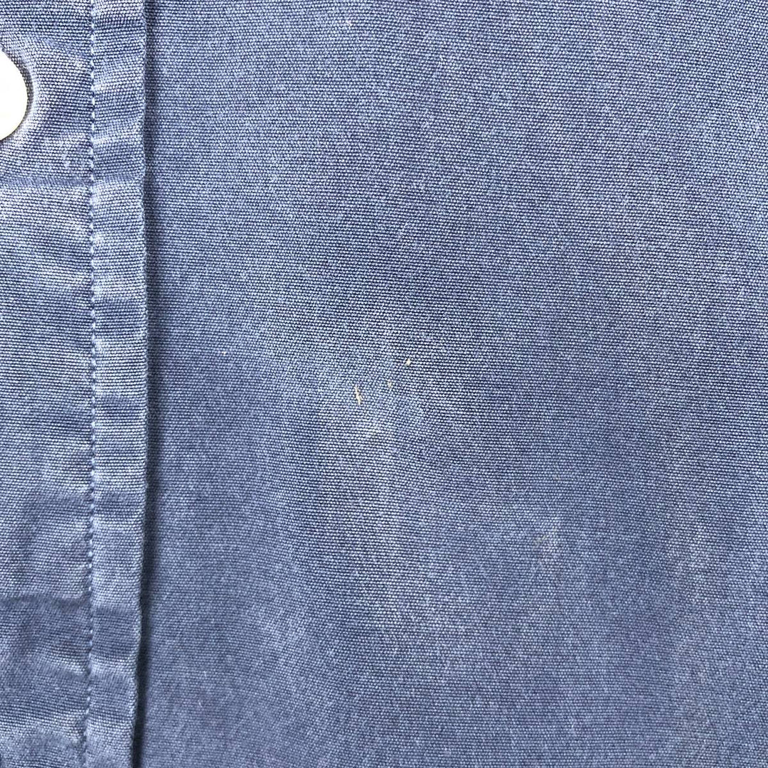 Ralph Lauren Classic Fit short sleeve button down shirt, men's size XL unclear navy blue type Vintage Second Hand
