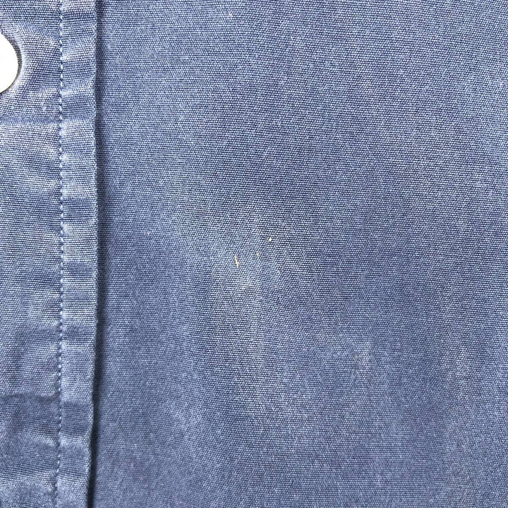 Ralph Lauren Classic Fit short sleeve button down shirt, men's size XL unclear navy blue type Vintage Second Hand