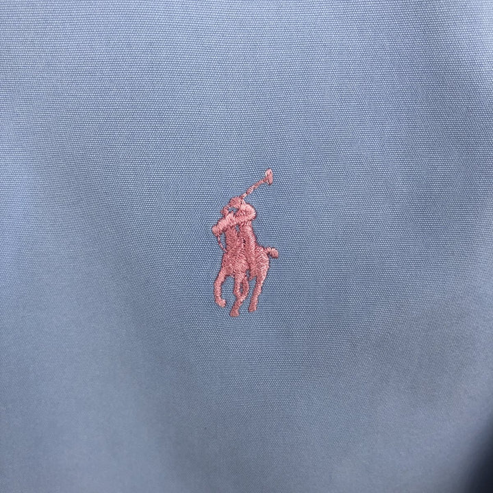 Ralph Lauren Classic Fit short sleeve button down shirt, men's size M cotton Blue type light blue Vintage Second Hand