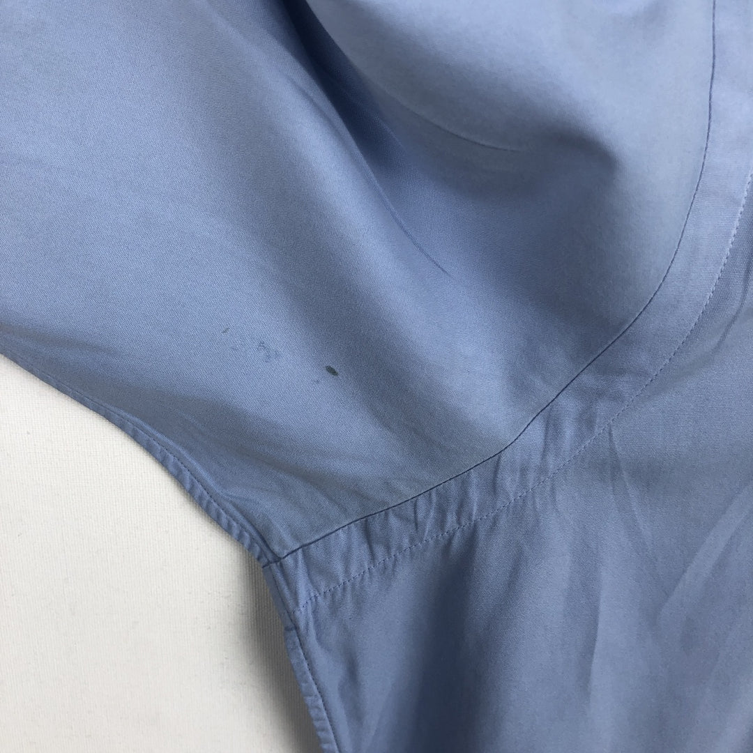Ralph Lauren Classic Fit short sleeve button down shirt, men's size M cotton Blue type light blue Vintage Second Hand
