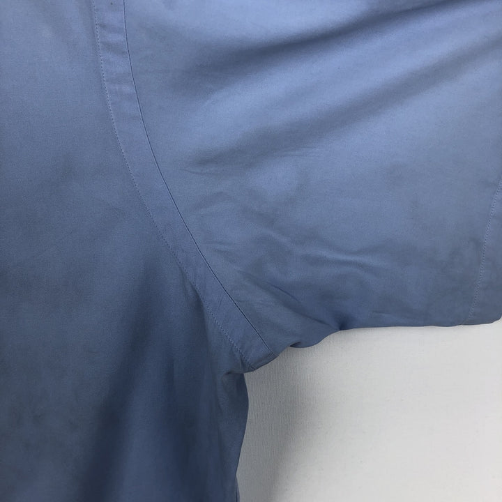 Ralph Lauren Classic Fit short sleeve button down shirt, men's size M cotton Blue type light blue Vintage Second Hand