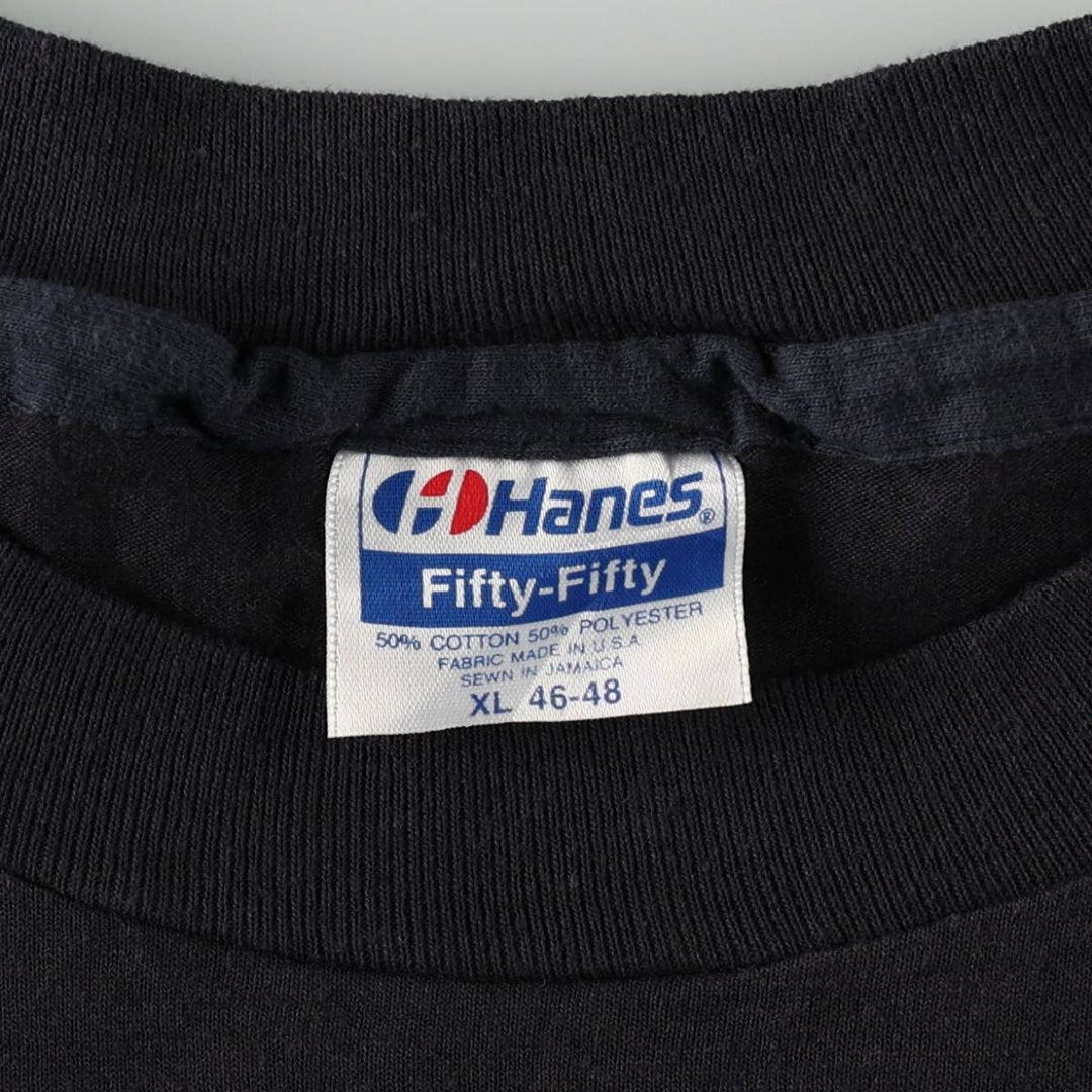 80'S Hanes SPINAL TAPS Skull Pattern Movie T-Shirt, Men's XL (approx.), Vintage cotton black type Vintage Second Hand