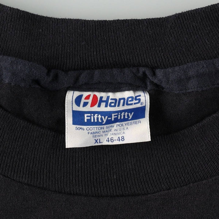 80'S Hanes SPINAL TAPS Skull Pattern Movie T-Shirt, Men's XL (approx.), Vintage cotton black type Vintage Second Hand
