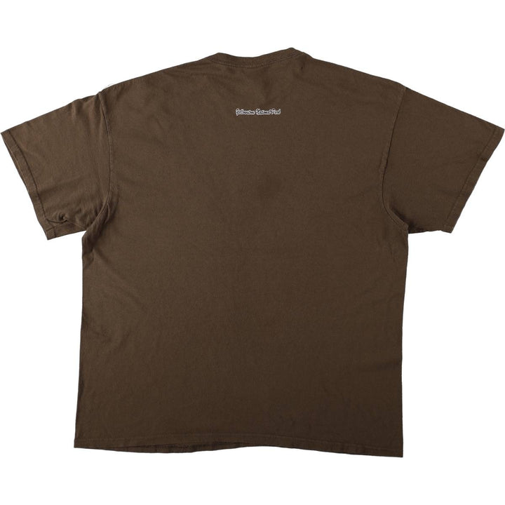 2000'S Delta Thomas Jefferson T-shirt, Men's XXL equivalent. cotton brown type Vintage Second Hand
