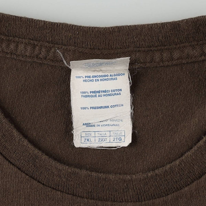 2000'S Delta Thomas Jefferson T-shirt, Men's XXL equivalent. cotton brown type Vintage Second Hand