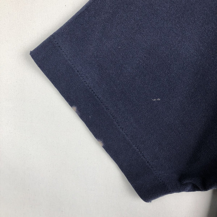 90'S Vintage Printed T-Shirt, Men's Size L unclear navy blue type Vintage Second Hand
